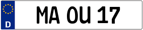 Truck License Plate
